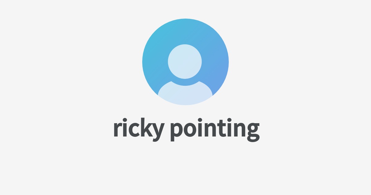 ricky pointing's Wantedly Profile