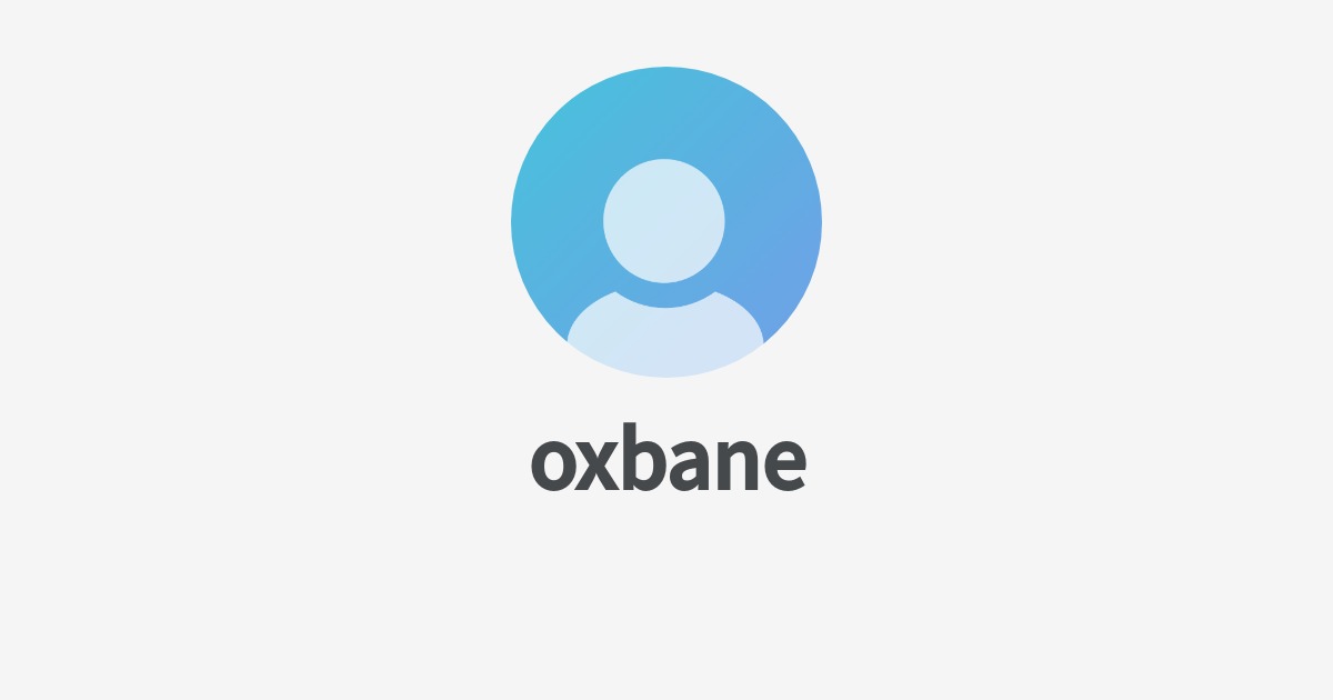 oxbane's Wantedly Profile