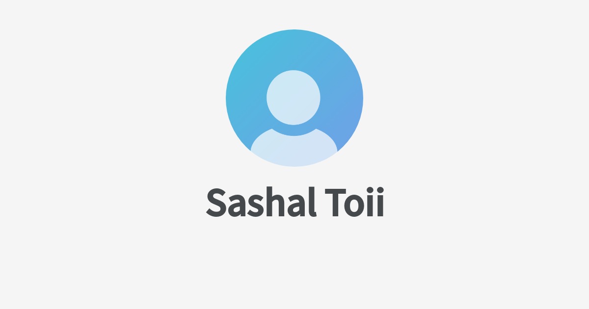 Sashal Toii's Wantedly Profile