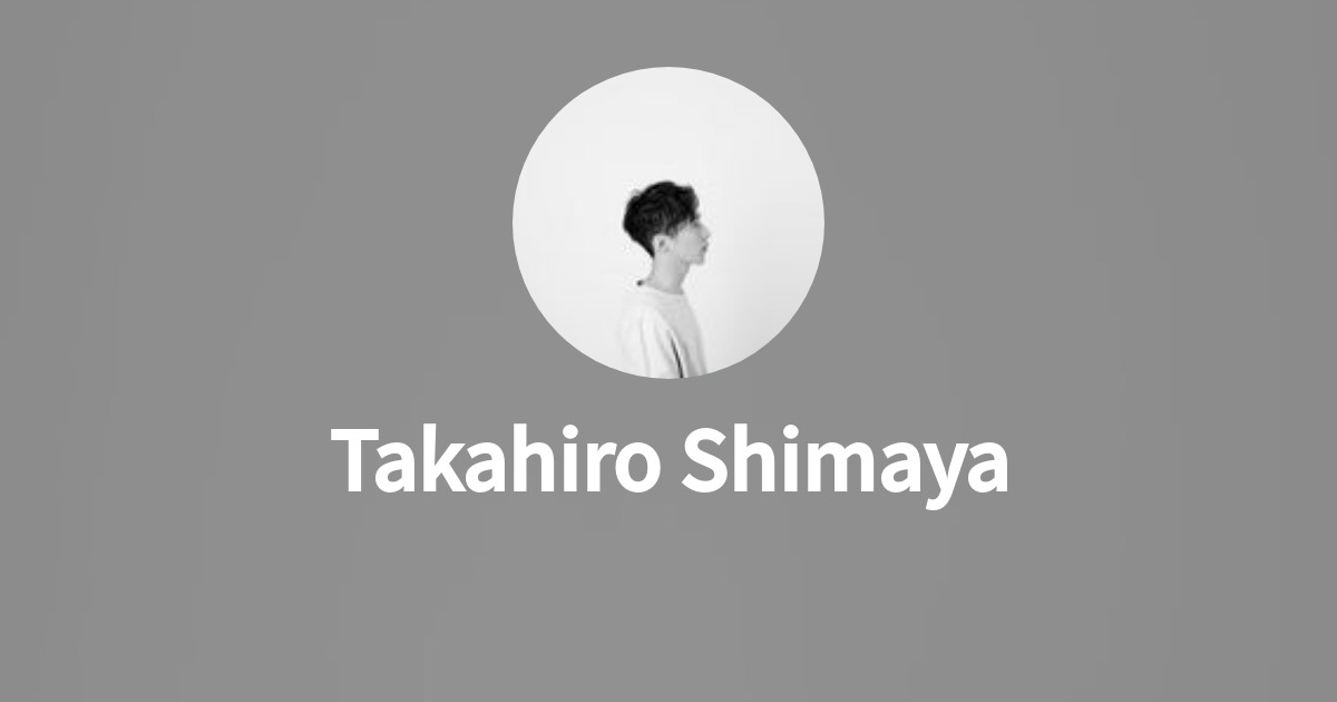 Takahiro Shimaya Profile Wantedly