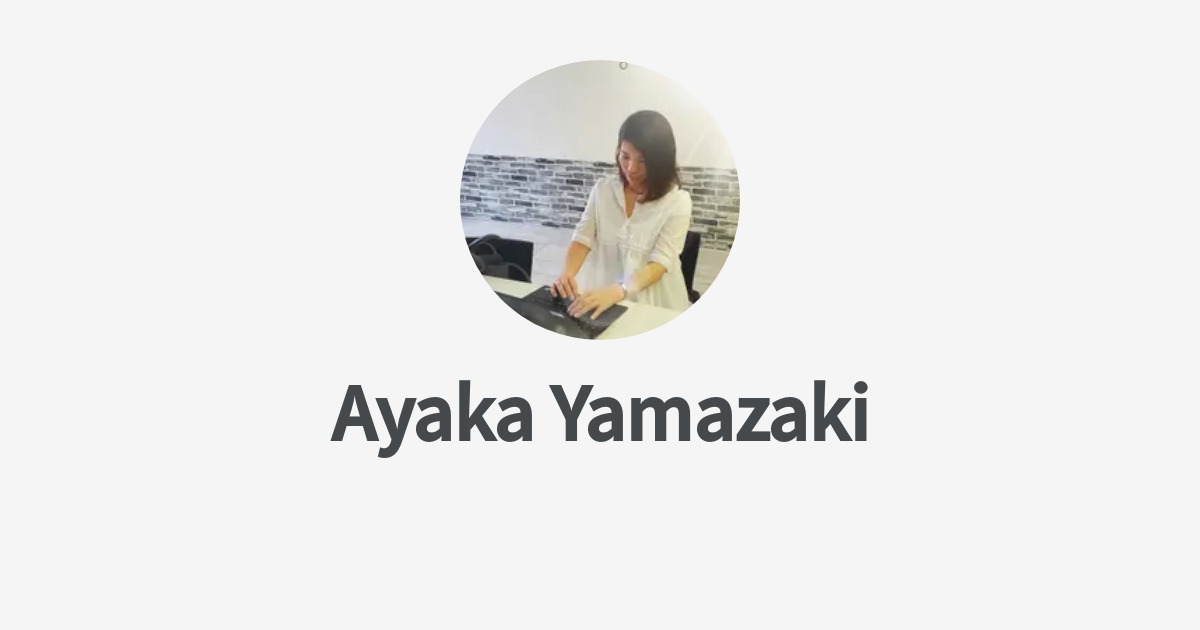 山崎 彩香 Ayaka Yamazaki Wantedly Profile